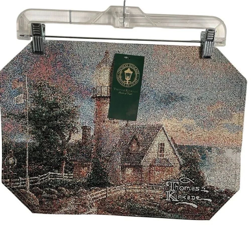 Thomas Kinkade Placemat A Light In The Storm Tapestry